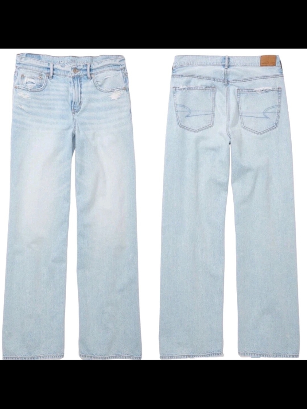 NWT American Eagle Women's Size  10 MOM JEAN STRIGIO.